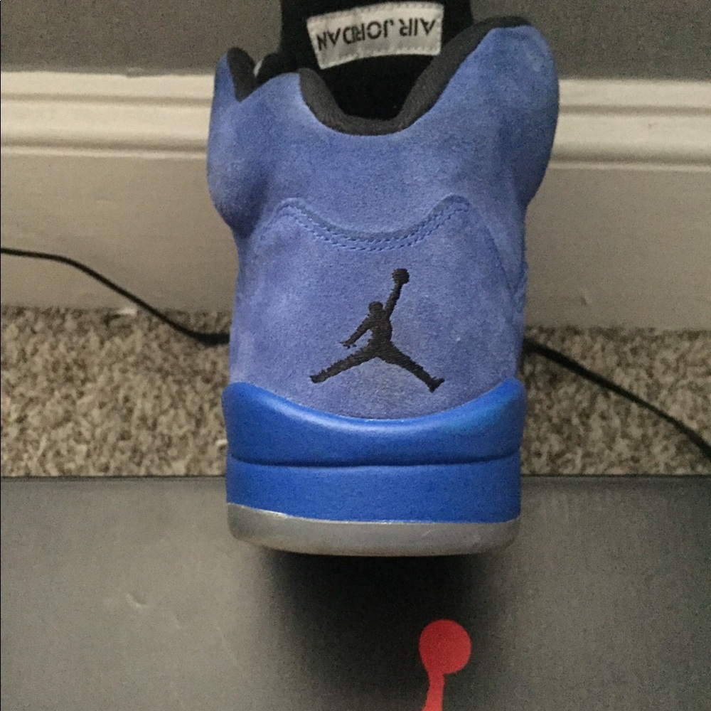 Jordan 5s blue suede - Picture 2 of 4